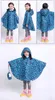 Yağmurluklar Şık Yağmurlu Poncho kızlar için su geçirmez ceket ceket