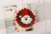 Creative Handcrafted Santa Small Coin Wallet Claus Population Designer Bag Knitting Zero Wallet Färdig Crossbody Round Bag 221102