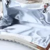 أكياس الكتف المسائية الذهبية القابض حقيبة بريق بيرث تصميم حبة أنيقة امرأة عتيقة أزياء الزفاف محفظة الفضة حقائب اليد