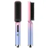 Hårrätare Hem Appliance Portable Straightener Curling Irons Dryer and Straigting Brush Comb Professional 231101