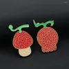 Brosches Anime One Piece Luffy Gomu Devil Fruit Emamel Badge Ryggsäck LAPEL PIN SMEEDDOWERS Gift