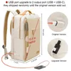 Sırt çantası Kadınlar Seyahat Uçak Defteri Erkekler için USB Şarj Hafif Çantalar İş 15.6 inç Dizüstü Bilgisayar Çok Fonksiyonel