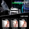 Lighters New Type-C Charging Power Display Lighter with Light Mecha Style Transparent Shell Waterproof Electronic Pulse