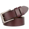 Belts CEXIKA 130 140 150 160 170cm Real Cow Genuine Leather For Man High Quality Plus Long Size Pin Buckle Waist Belt Strap 2023