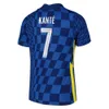 Qqq8 21 22 Kante Giroud Lukaku Mens Soccer Jerseys Pulisic Kovacic Ziyech Home Blue Away Football Shirt Lampard Jorginho Short Sleeve Adult