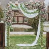 Dekorativa blommor 2st 5.7ft Artificial Greenery Garland Faux hängande växter för bröllop båge bord vägg bakgrund party heminredning