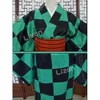 Demon Slayer Kimetsu No Yaiba Tanjirou Kamado Cosplay Costume Kimono Cape Zenitsu Inosuke Halloween Anime vêtements uniforme ensemble cosplay