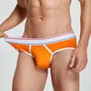 Sous-vêtements Sexy pour hommes, sous-vêtements respirants, taille basse, longue poche bombée, string, culotte de Sport, BuLifting