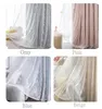 Curtain Free Punching Blackout Curtains Living Room Bedroom Window Wall Door Shading Decorative 231101