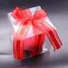 Cadeau cadeau 50pcs / set boîte de bonbons emballage cadeau anniversaire mariage faveur chocolat événement sacs sucrés bijoux PVC clair boîtes en gros affaires 231102