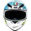 AGV Full Helmets Men's and Women's Motorcycle Helmets AGV K1 Full Face Helmet - Rossi 2017 Winter Test | 2xl WN-SSE2