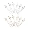 Pinces à cheveux 6 pièces épingles de mariée perle cristal accessoire fête de mariage vintage pour mariée demoiselles d'honneur fille de fleur