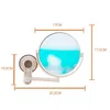 Miroirs compacts Miroir de bain Miroir cosmétique Grossissement 1X/3X Ventouse Miroir de maquillage réglable Miroir de salle de bain double face 231102