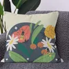 Pillow Flax Boho Cover Flowers And Plants Decorative Pillows Case Living Room Sofa Bed Couch Home Decor