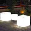 Outdoor Waterproof Lamp Lawn Swimming Pool Open-air Bar Dining Table Chair Party Atmosphere Square Charging