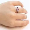 Bagues antiques en argent pour femmes, bague turquoise naturelle, agate, pierre rouge violette, 2987