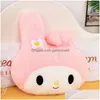 2022 Stuffed Animals 50Cm Wholesale Cartoon Plush Toys Lovely Kuromi Pillow Dolls Drop Delivery Dharc