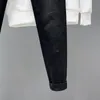メンズジーンズデザイナーホットダイヤモンドプリント壊れた穴ネットレッドスリムフィットフィット韓国ファッションブランドブルーナインポイント秋の新しいM2MI