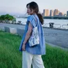 Borse a tracolla Borse Vintage Designer Soulder Borsa a secchiello Batik blu tradizionale realizzata in borsa di lusso 2023 in borsa Tote di marca Softstylishhandbagsstore