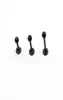 Black Labret Ring Lip Stud Bar Steel 16 Gauge Popular Body Jewelry liage Tragus Piercing Chin Helix Wholesa2663985