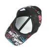 Casquettes de balle chapeaux pour hommes femmes Casquette Graffiti impression Femme Kpop décontracté rue Snapback os Hip Hop chapeau papa