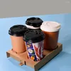 Drink Holder 10 szt. Papierowy kubek Taca Pakowanie herbaty