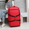 Torby Duffel Universal Wheeled Torka podróżna dla mężczyzn Kobiety Czarna walizka podróżna bagażu Składana przez noc Duffle Multifunkcyjna torebka