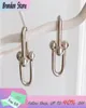 925 Sterling Sier Earrings High Quality Horseshoe Buckle For Ladies Valentine's Day Luxury Jewelry Gifts 2201257678902