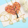 Pendant Necklaces Tiny CZ Crystal Star For Women Girls Gold Plated Butterfly Moon Beaded Necklace Party Jewelry Gifts Nket05