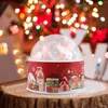 Wyjmij pojemniki jednorazowe pudełka deserowe świąteczne uściski kubki papierowe kubki przezroczysty pojemnik na ciasto