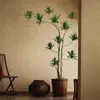 Decorative Flowers High Simulation Lily Bamboo Plant Bonsai Indoor Living Room Fake Landscaping Floor Tree Decoration