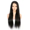 Parrucche frontali in pizzo trasparente per capelli umani lisci brasiliani 13x4 pre pizzicate con attaccatura dei capelli naturale
