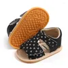 Sandales Blotona Est Bébé Filles Garçons PU Cuir Flexible Antidérapant Chaussures Plates D'été Pour Casual Quotidien