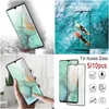 Cell Phone Screen Protectors 5/10Pcs Tempered Film For Huawei P9 P10 Plus P20 P30Pro Sn Protector On P30 Lite P Smart 2021 Black Gla Dhrig