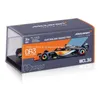 다이 캐스트 모델 자동차 Bburago 1 43 #4 Lando Norris McLaren 팀 MCL36 #3 Daniel Ricciard Alloy 장난감 자동차 모델 Super Formula Die Cast Model 231101