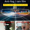 Motorcycle Helmets Universal Full-frame Long Lasting Easy Clean Anti Fog Film For Helmet Patch Transparent Shield Protective Waterproof