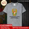Damen T-Shirts Indonesien Army Cotton Shirt Custom Jersey Fans DIY Namensnummer LOGO T-Shirt High Street Fashion Hip Hop Loose Casual T-Shirt
