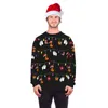 Felpa con cappuccio firmata da uomo Maglioni da uomo Brutto maglione di Natale Uomo Donna Girocollo Pullover Festa di Natale Felpa Coppia 3D Divertente Stampa Maglioni Top