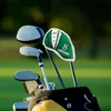 Autres produits de golf 10pcs couvre-chef de fer de golf couvre le pilote Fairway Putter Clubs de fer couvre-chef de protection ensemble accessoires de golf en cuir PU 231101