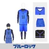 Anime Blue Lock Cosplay Kostuum Isagi Yoichi Chigiri Bachira Rensuke Kunigami Voetbal Maillot Voet Uniforme Kleding Jerseys cosplay