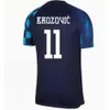 QQQ8 2022 Croacia Soccer Jerseys Mandzukic Modric Perisic Kalinic Football Shirt 22 23 Croazia Rakitic Kovacic Men Kid Kit Suker