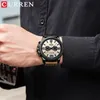 Armbandsur Watch for Men Top Brand Luxury Curren Fashion Leather Quartz Watches Date Business Sport Manlig armbandsurklocka Montre Homme 231101