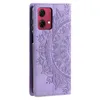 Leather Wallet Cases For Google Pixel 8 8A 7 Pro Moto G84 G54 G14 Huawei Mate 60 Pro Honor X6A Suck Magnetic Closure Datura Flower Totem Lace Card Mandala Flip Cover Pouch