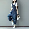 Women's Jumpsuits & Rompers Denim Overalls For Women Loose Hole Jumpsuit Vintage Distressed Romper Plus SizeWomen's