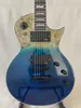 Pickup EMG per chitarra elettrica Sunburst Burl Top classico blu navy