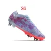 Nette schoenen Heren FG SG TF voetbalschoenen heren Turf Cleats Outdoor Trainers Spikes Leer Voetbalschoenen Rood Geel Wit Zwart 231101