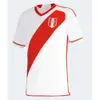 QQQ8 2023 Peru Soccer Jerseys 23 24 Home Away Away Beleccion Peruana Cuevas Pineau Cartagena Football Shirt Jersey White Red Man Zestaw najwyższej jakości