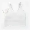 2023 Nowe ubrania z czołgami jogi Kobiety z ciasnym sportem stanika piękna koszula kamizelki bielizny