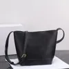 Najlepsze designerskie skórzane torba na ramię damska luksusowa łańcuch crossbody torebka worek wiadra 9005