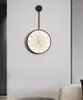 Wall Lamp Modern Style With Clock LED Indoor Nordic Living Room Table Simple Silent